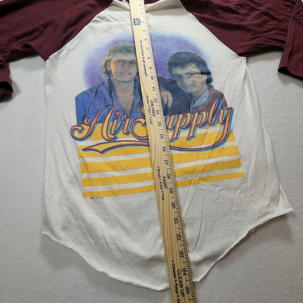 Vintage Air Supply North American Tour 1983 Winterland Jersey Rare Size Medium - Picture 3 of 7